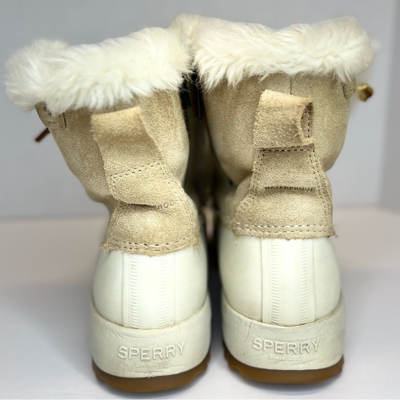 Sperry Womens Maritime Repel Suede Waterproof Side Zip Boots 84000 Sz 9.5M Nice! - Picture 7 of 11